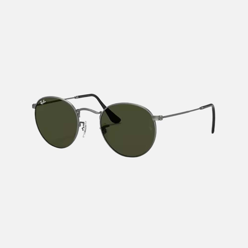 Round Metal Sunglasses - Men