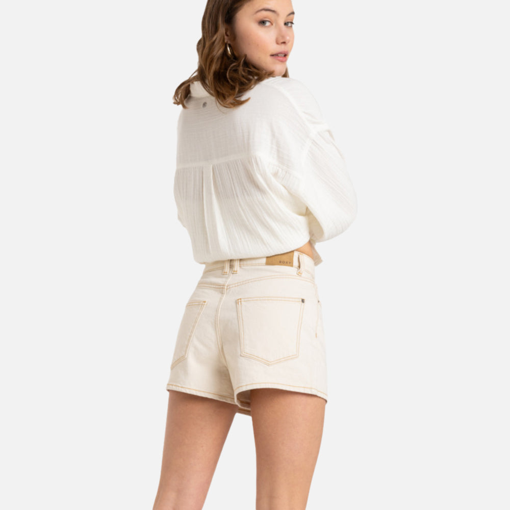 Chlo Natural Relaxed Fit Denim Short - Women