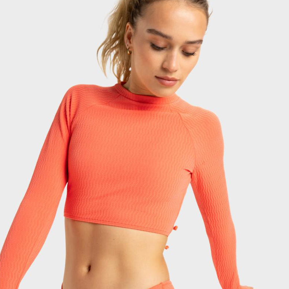 Lagos Crop Top Lycra Rash Vest - Women