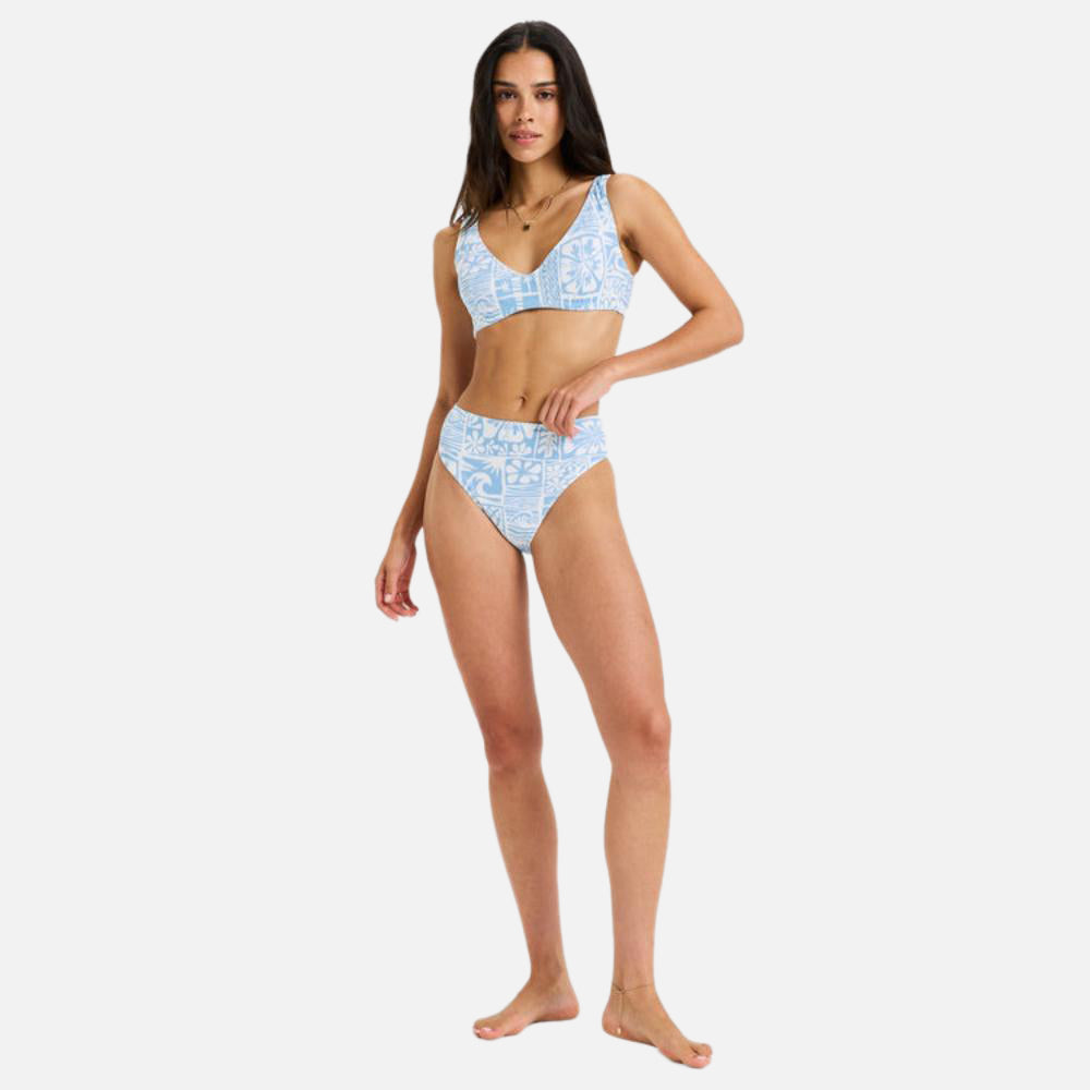 Flowers Wave D Cup Bikini Top - Women