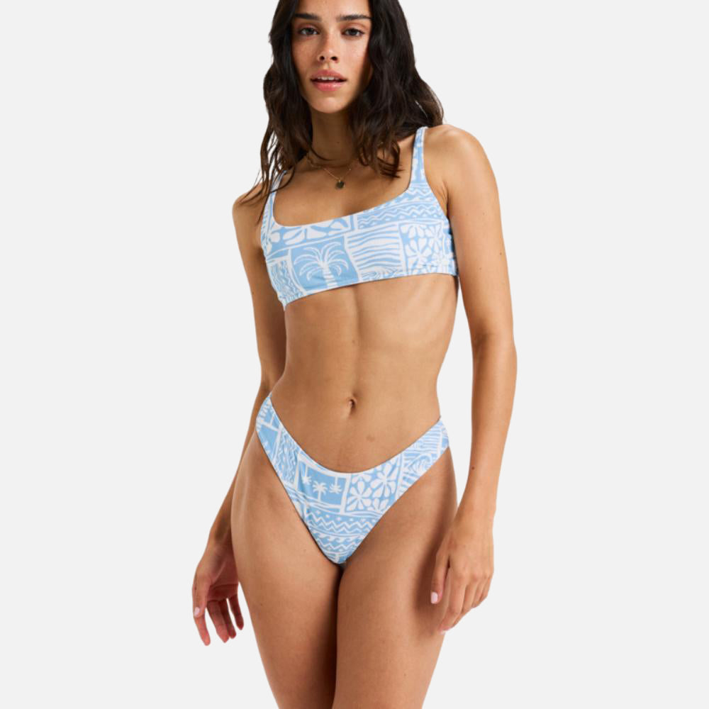 Flowers Wave Hl Cheeky Bikini Bottom - Women