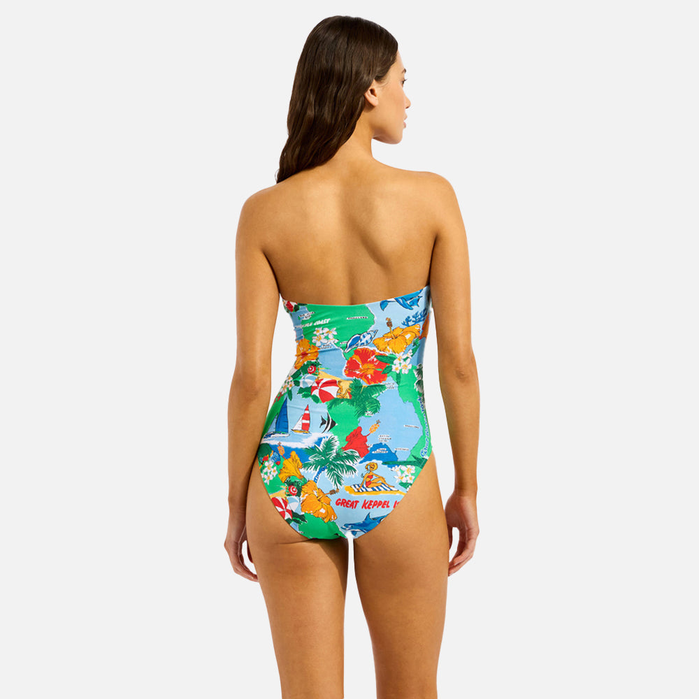 Viva Vacation DD Bandeau One Piece Swimsuit - Women