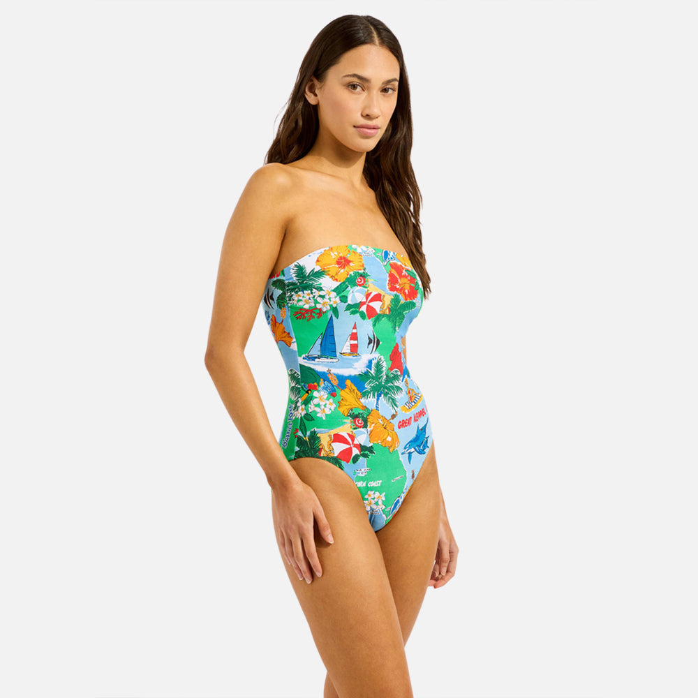 Viva Vacation DD Bandeau One Piece Swimsuit - Women