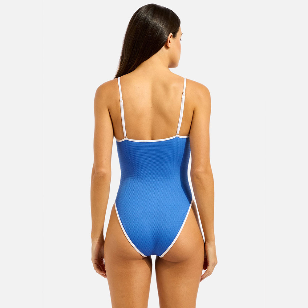 Beach Bound Square Neck One Piece Swimsuit - Women