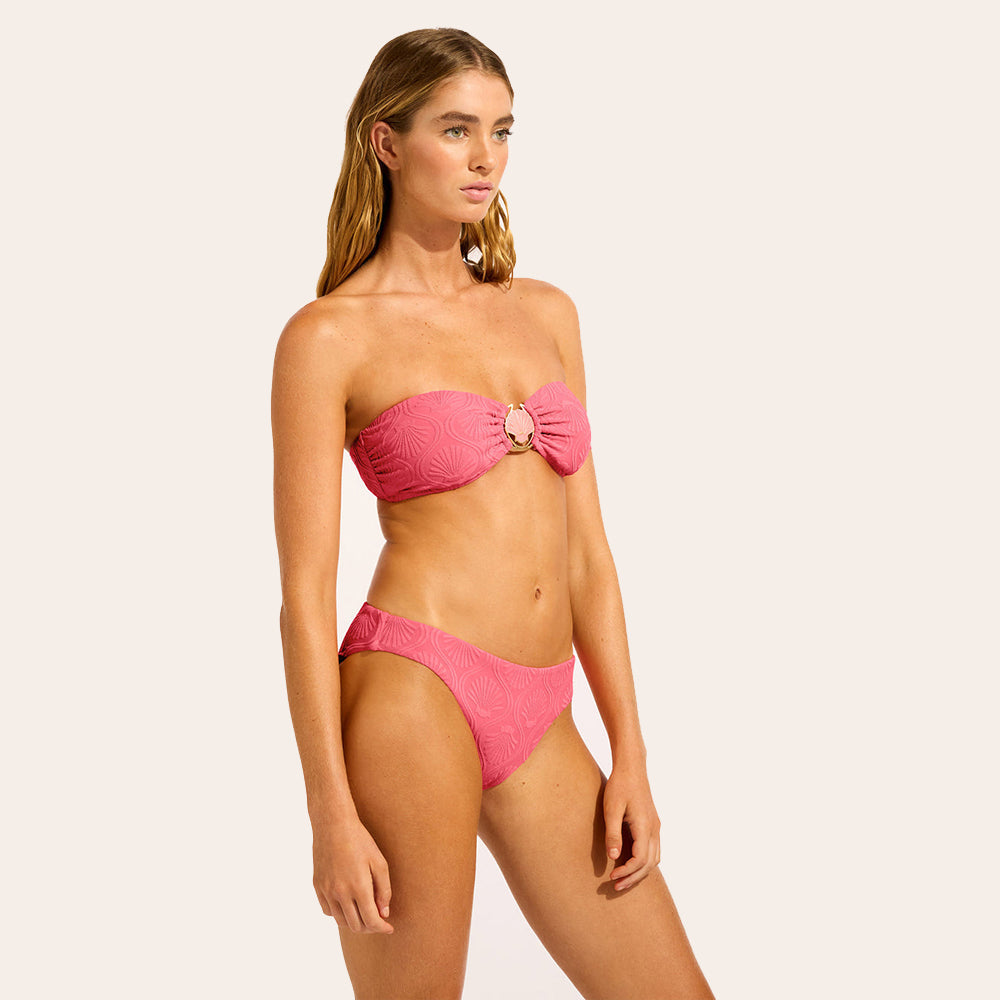 Luna Ring Front Bandeau Bikini Top - Women