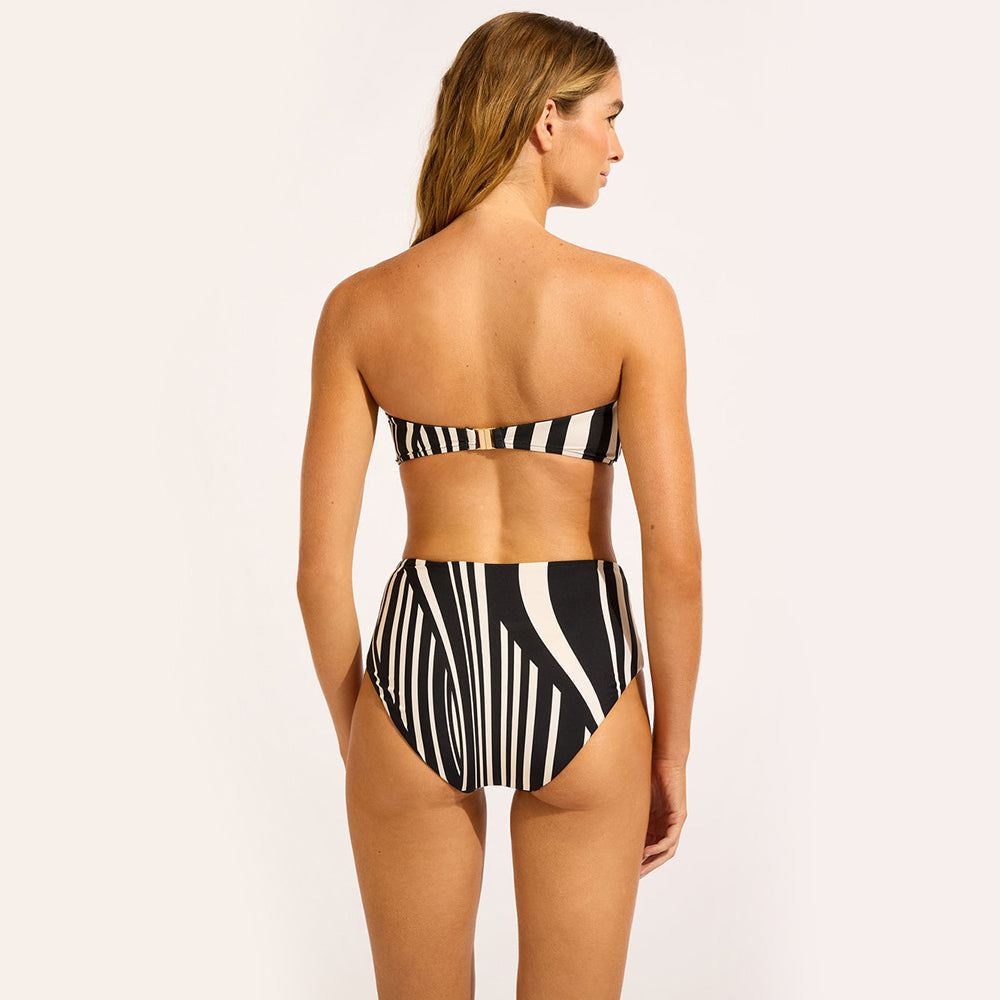 Coastline Ring Front Bandeau Bikini Top - Women