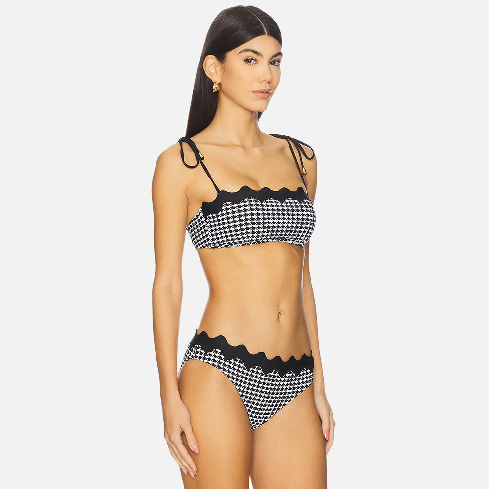 Gia Ric Rac Bustier Bandeau Bikini Top - Women