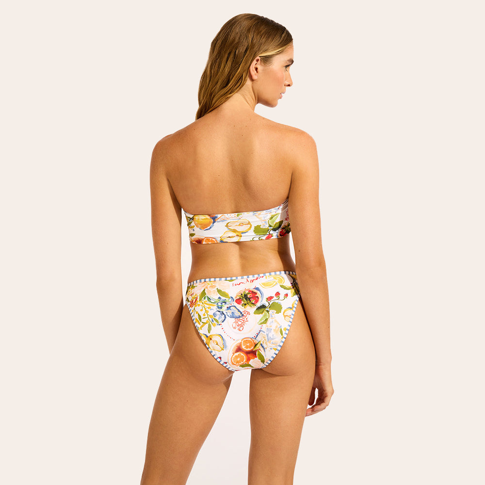 Riviera Coast Reversible Tube Bikini Top - Women