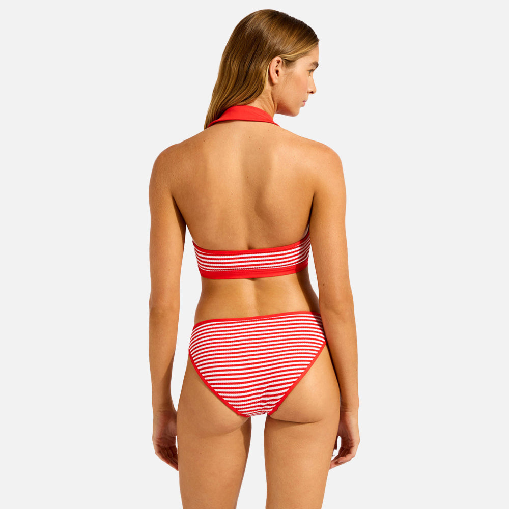 Clubhouse Halter Top With Collar Bikini Top - Women