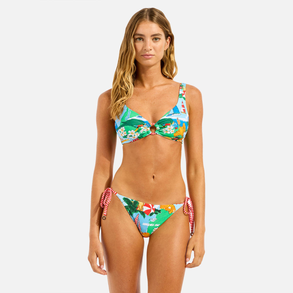 Viva Vacation Ring Front Bikini Top - Women