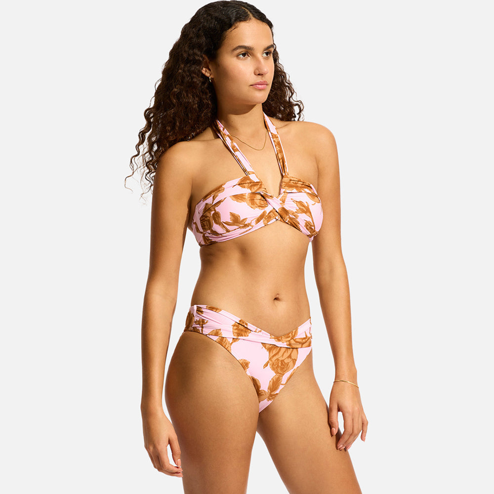Rococo Halter Bandeau Bikini Top - Women