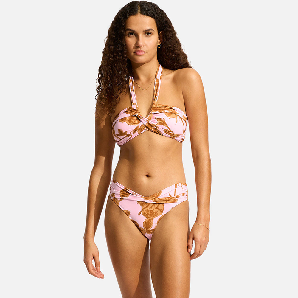 Rococo Halter Bandeau Bikini Top - Women