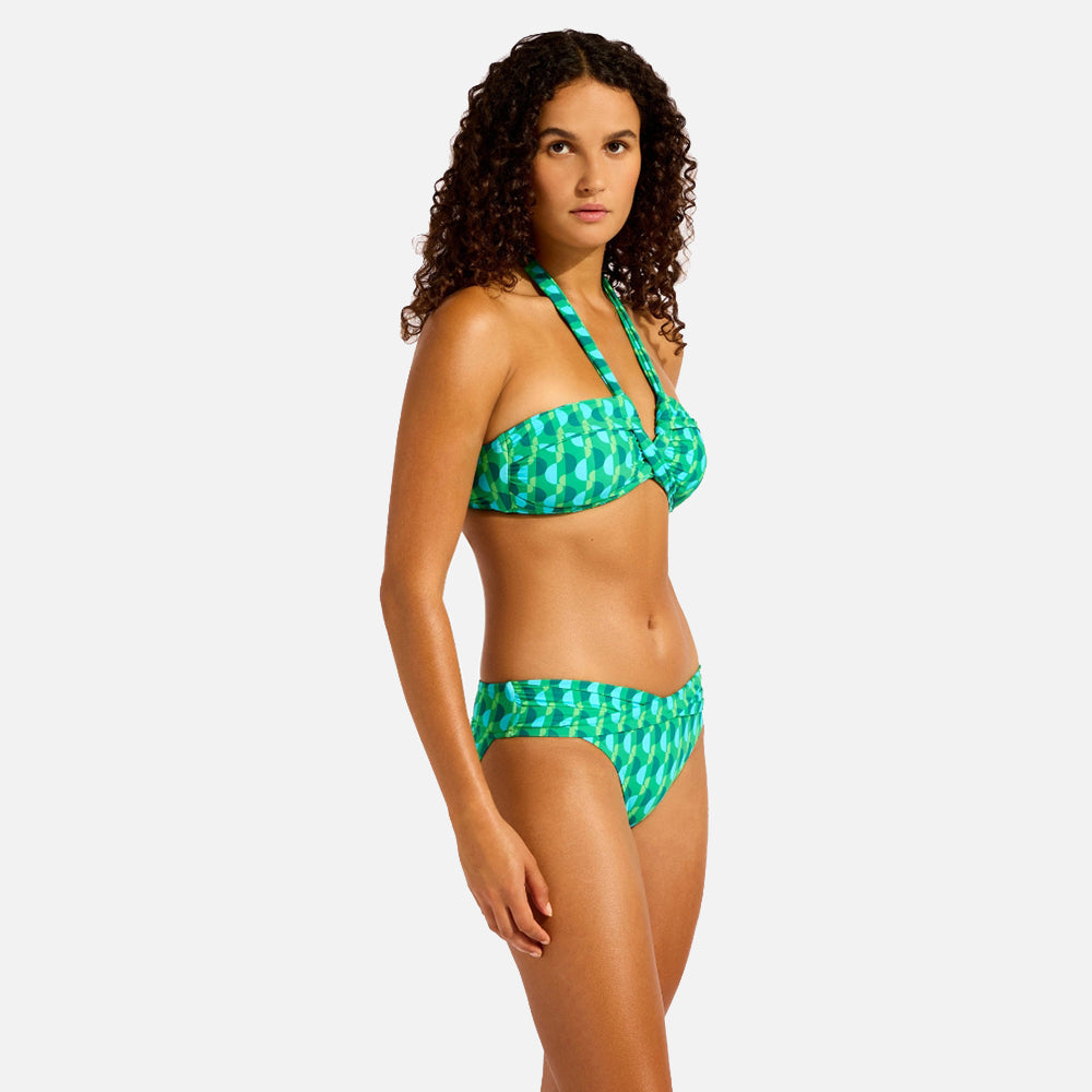 Sorrento Halter Bandeau Bikini Top - Women