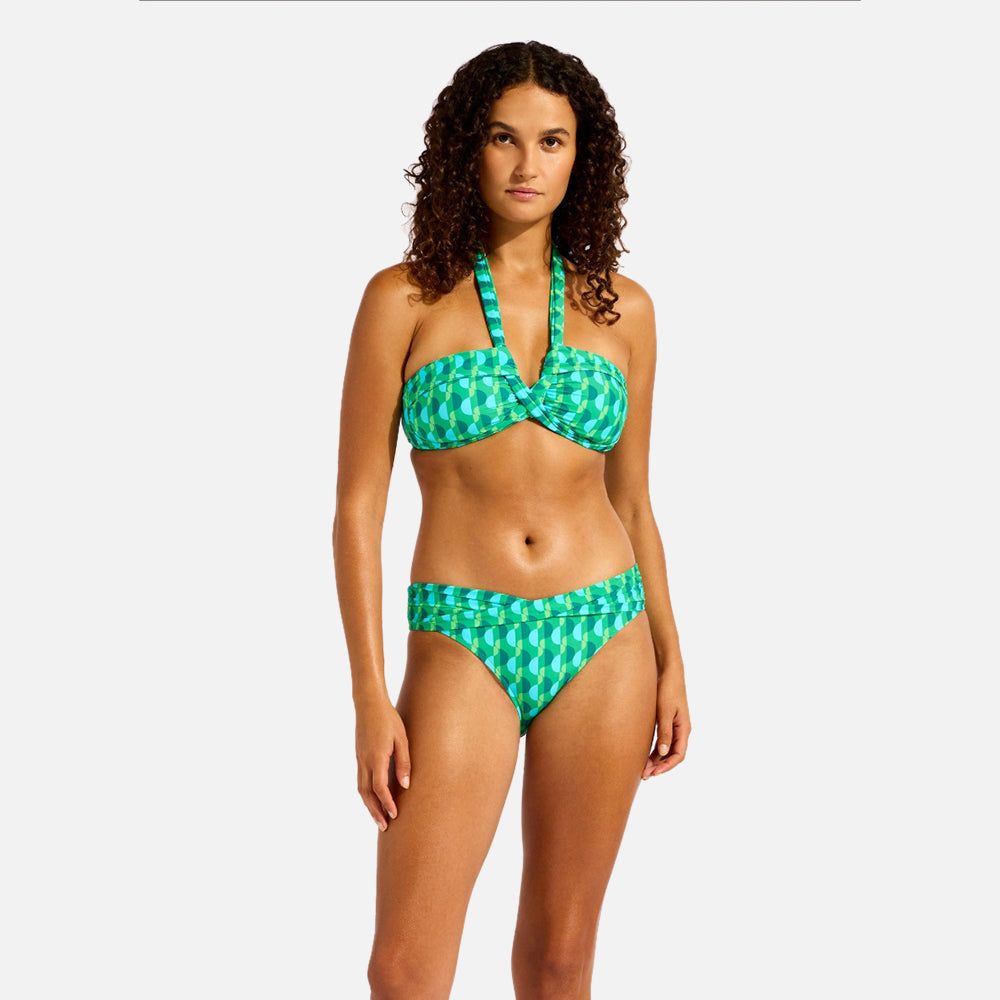 Sorrento Halter Bandeau Bikini Top - Women
