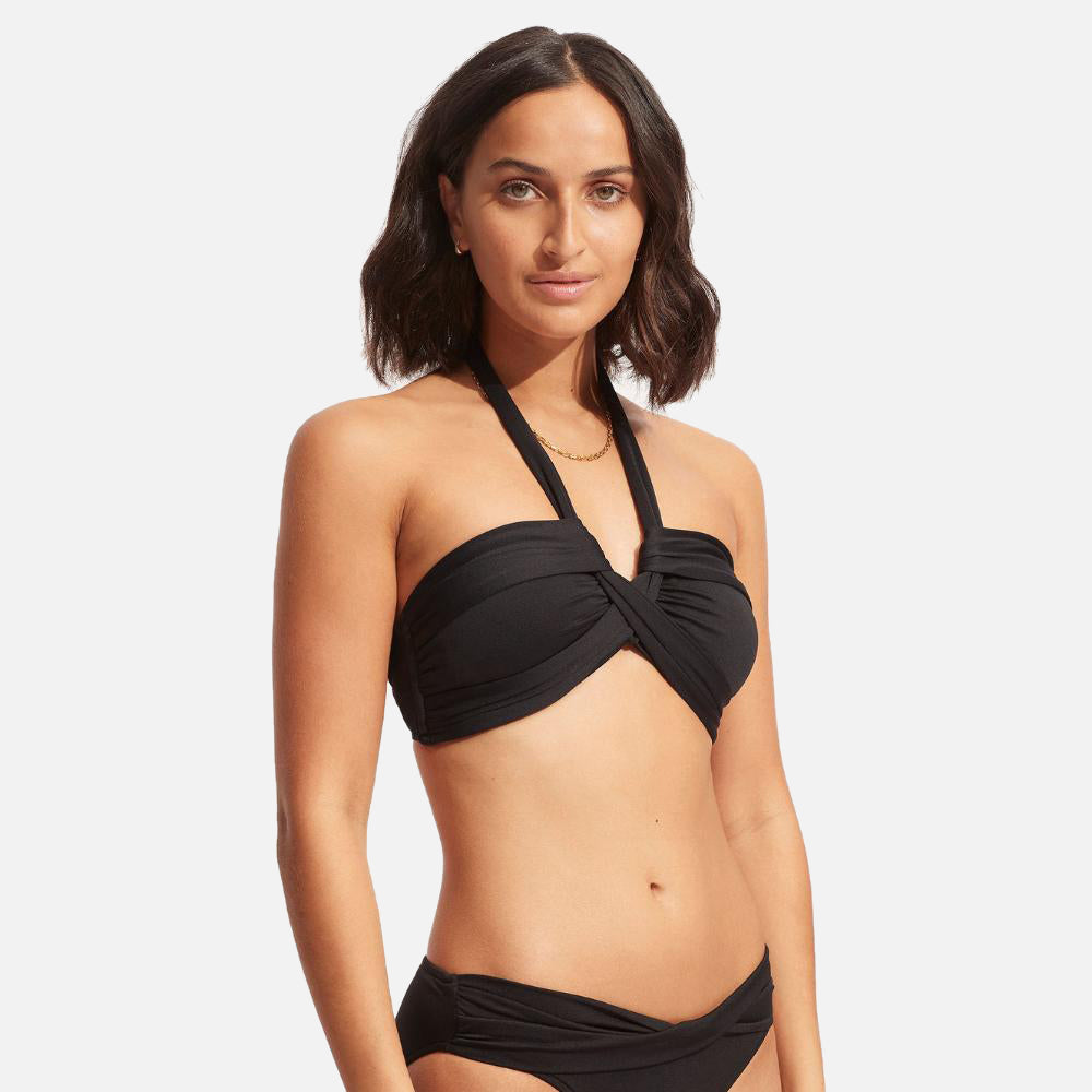 Collective Halter Bandeau Bikini Top - Women