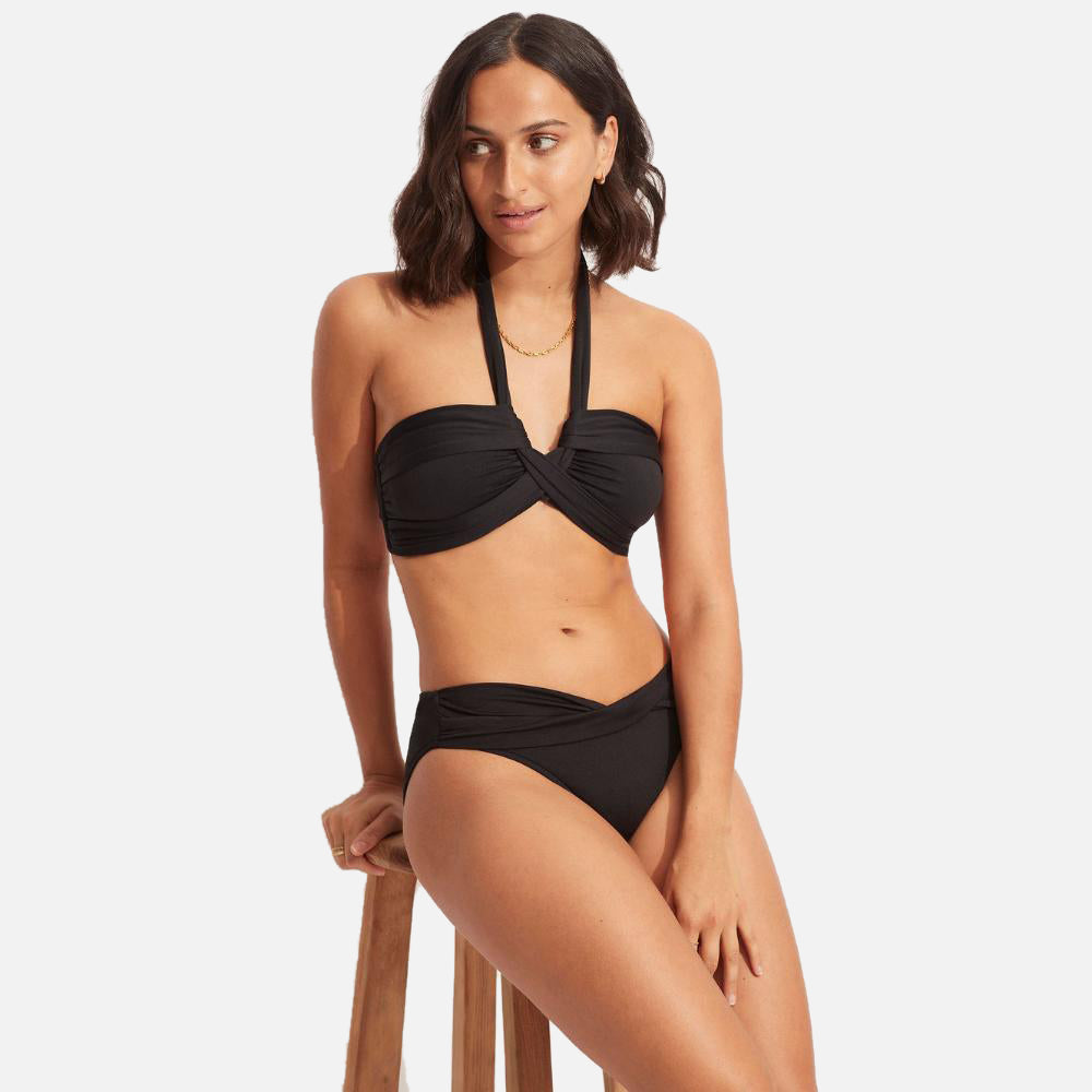 Collective Halter Bandeau Bikini Top - Women