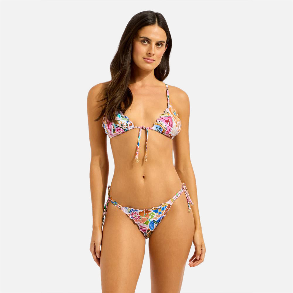 Beach Boheme Brazilian Tie Side Bikini Bottom - Women