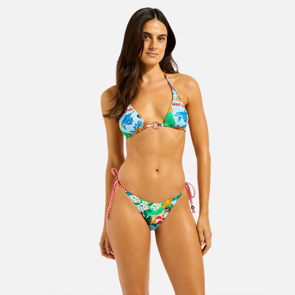 Viva Vacation Tie Side Bikini Bottom - Women