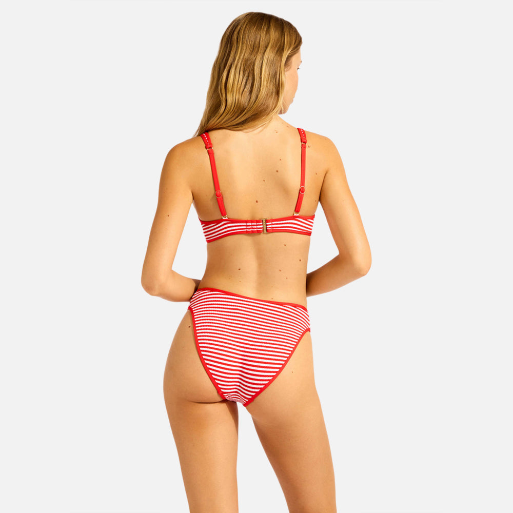 Clubhouse High Leg Bikini Bottom - Women