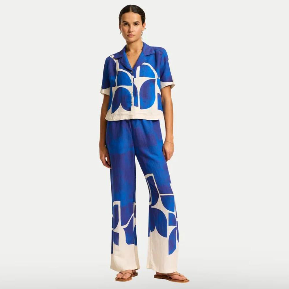 Sunray Cropped Shirt - Women