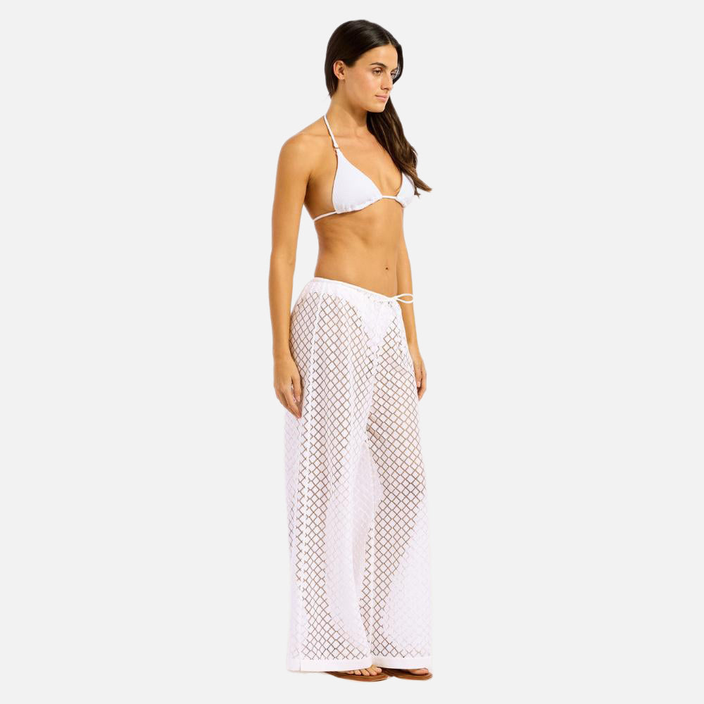 Beachedit Drawstring Lace Pant - Women
