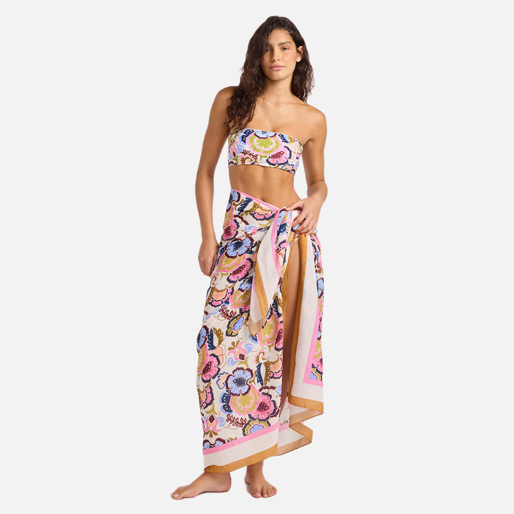 Sea Blossom Floral Sarong - Women