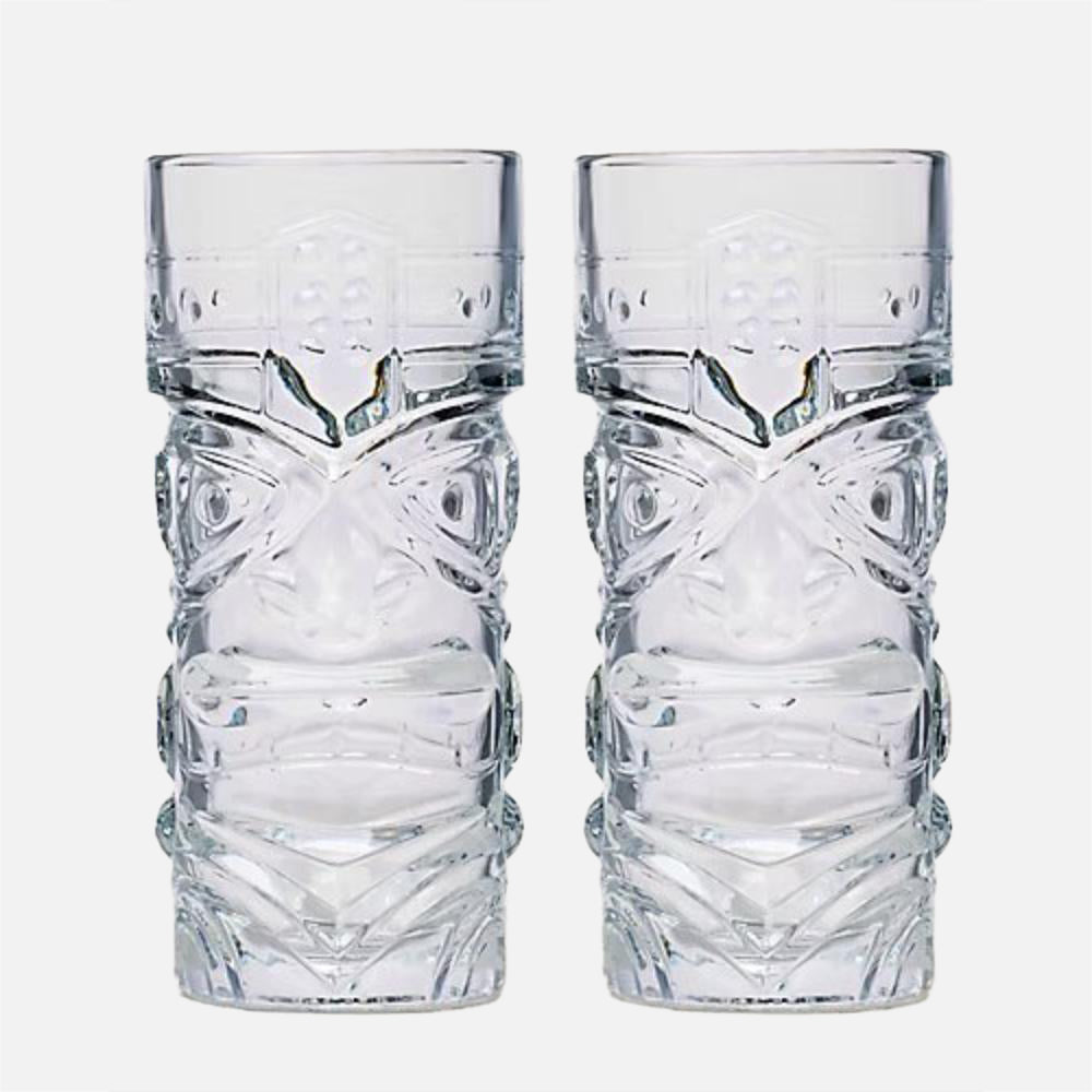 Viski Crystal Tiki 14-oz. Glasses Set of 2 - Unisex