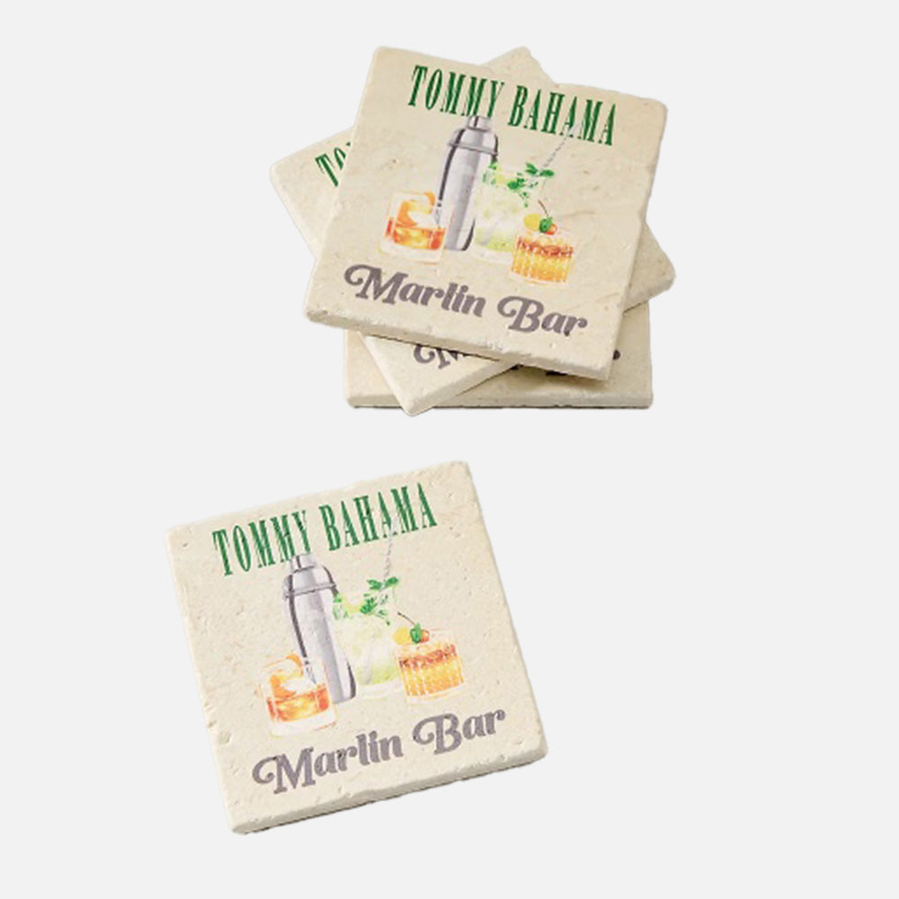 Marlin Bar Coasters Set of 4 - Unisex