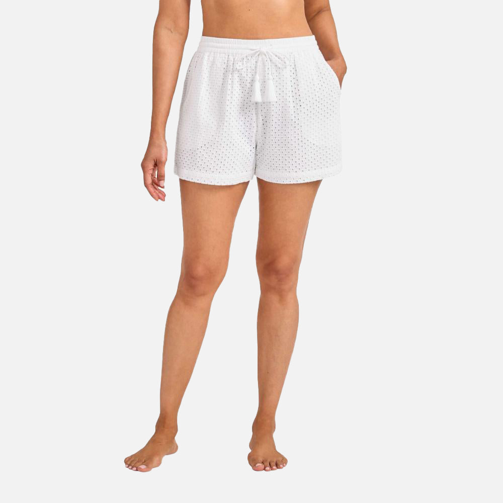Eyelet Cove Beach Shorts - Women