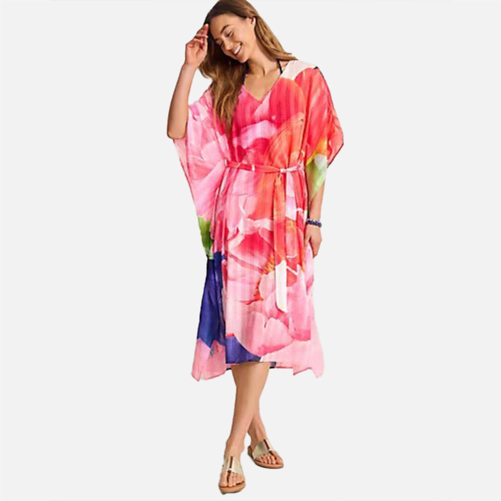 Penney Blooms Beach Caftan - Women