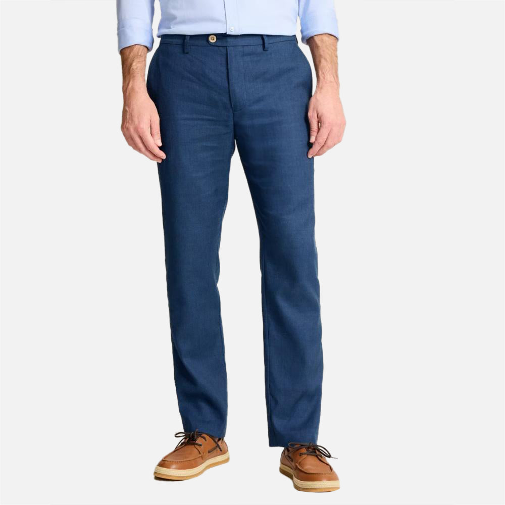 Latigo Beach Linen-Blend Flat-Front Pants - Men