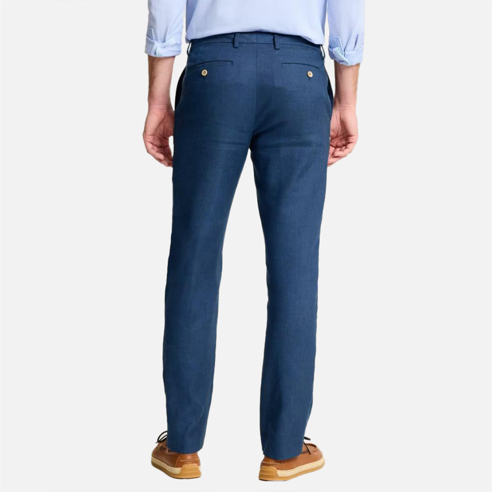 Latigo Beach Linen-Blend Flat-Front Pants - Men