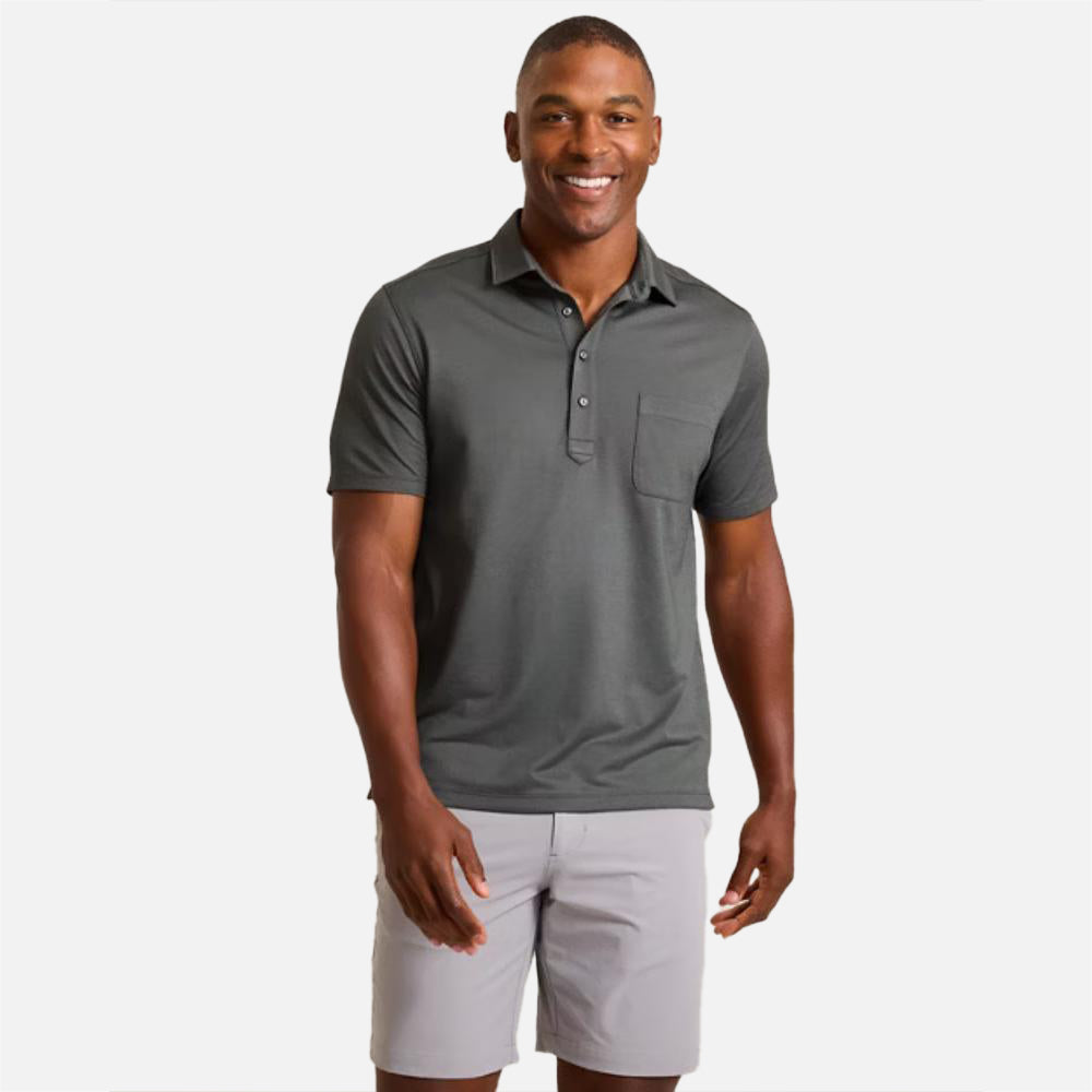 San Lucio Stretch Knit Polo T-Shirt - Men
