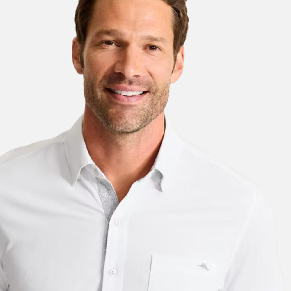 San Lucio Lotus Happy Hour Stretch Knit Shirt - Men