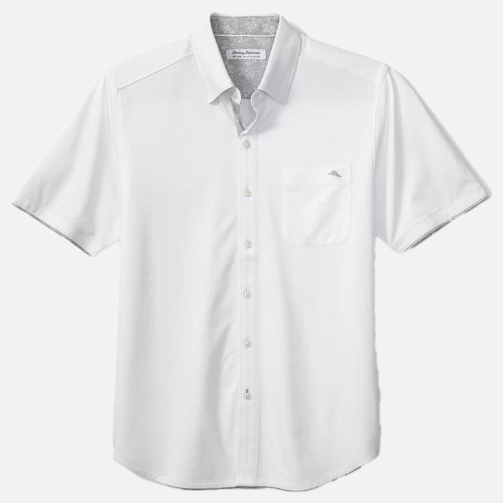 San Lucio Lotus Happy Hour Stretch Knit Shirt - Men