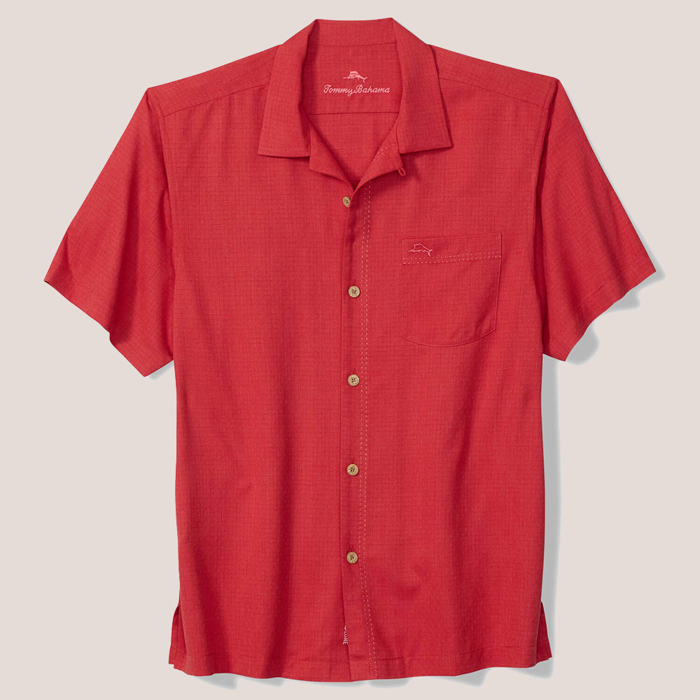 Coastal Breeze Check IslandZone Camp Shirt - Men