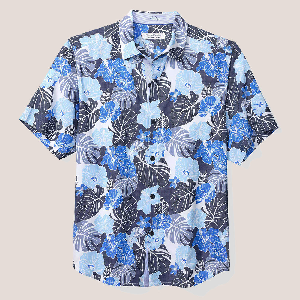 Coastal Ease Azul Escape Camp Shirt - Men