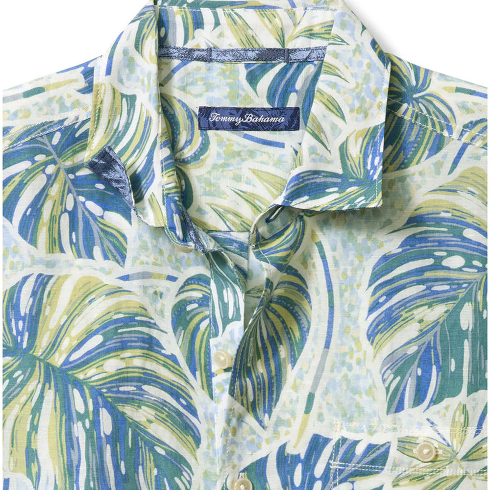 Sand Linen Grand Monstera Shirt - Men