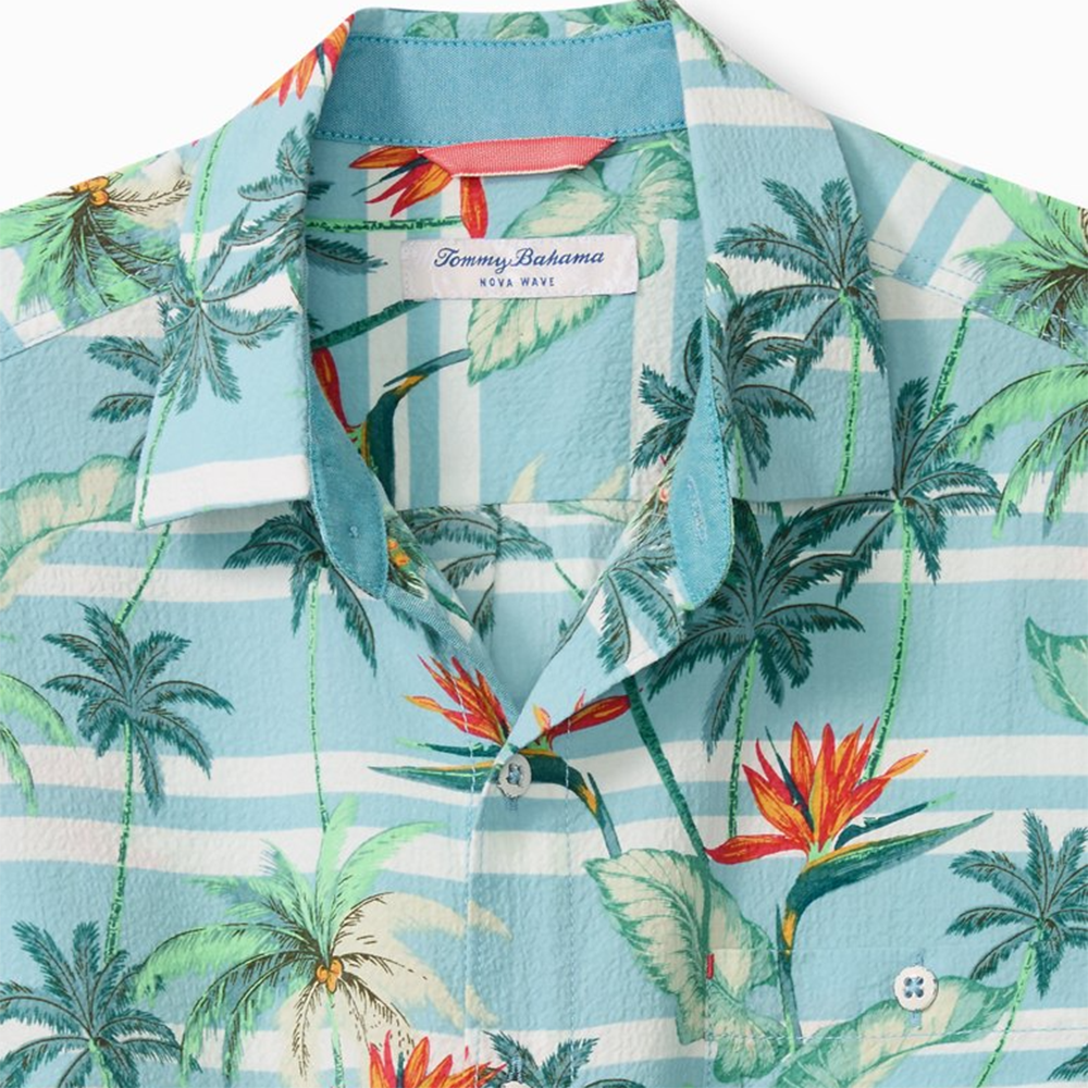 Nova Wave Palmero Stripe Cotton-Blend Shirt - Men