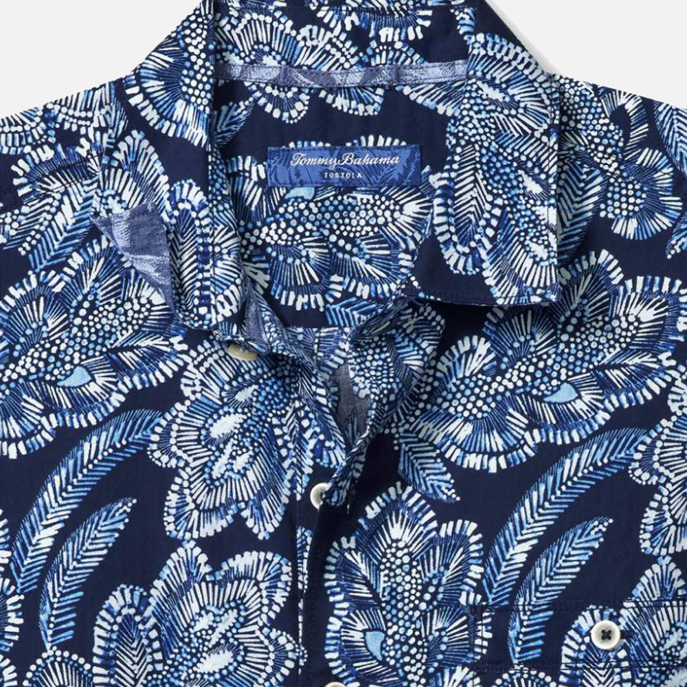 Tortola Midnight Blues Cotton-Blend Shirt - Men