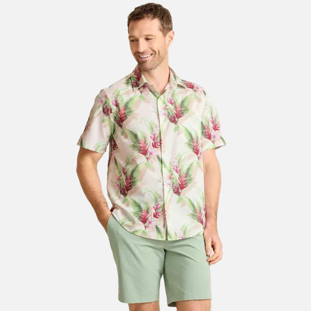 Bahama Coast Paradise Blooms IslandZone Shirt - Men