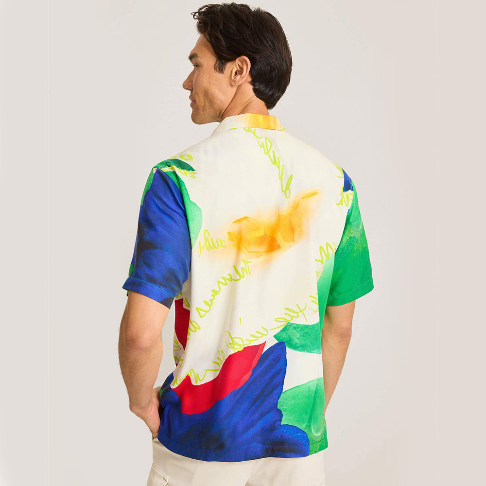 Penney Blooms Silk Camp Shirt - Men