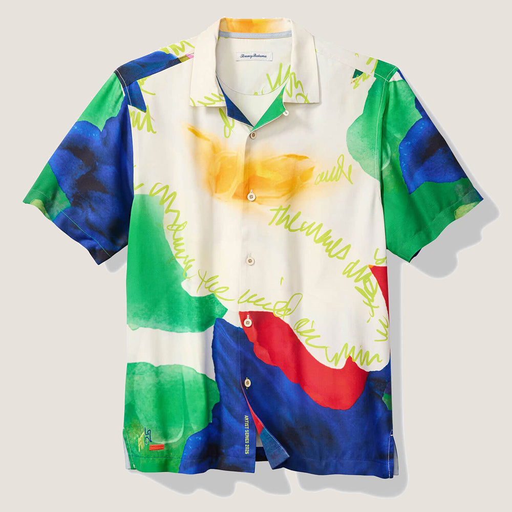 Penney Blooms Silk Camp Shirt - Men