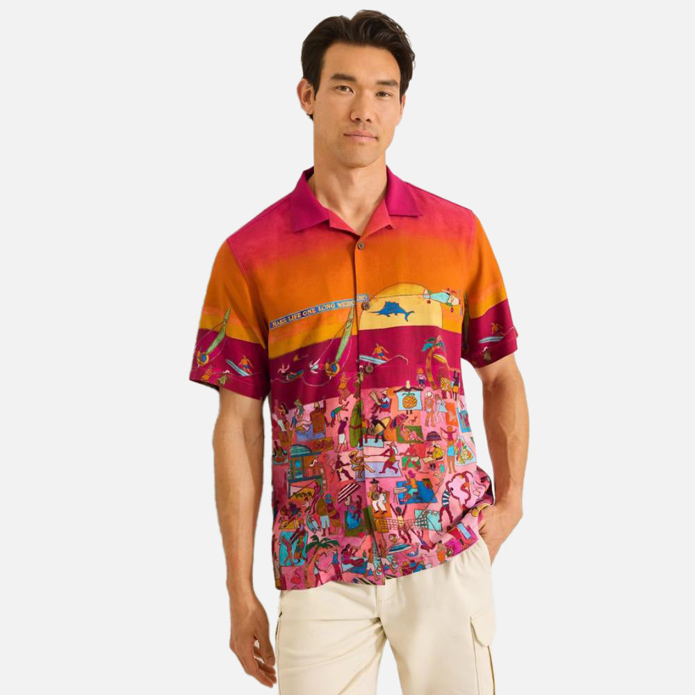 Scenic to Believe It Silk Camp Shirt - Men