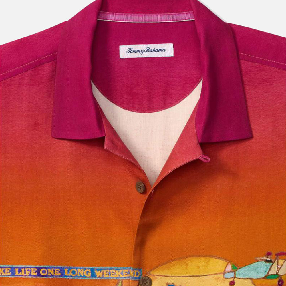 Scenic to Believe It Silk Camp Shirt - Men