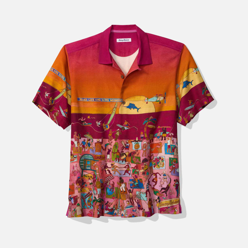 Scenic to Believe It Silk Camp Shirt - Men