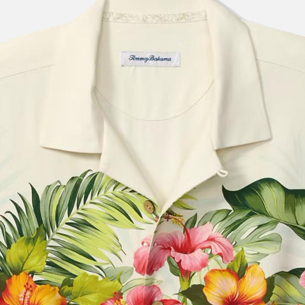 Island Blooms Silk Camp Shirt - Men