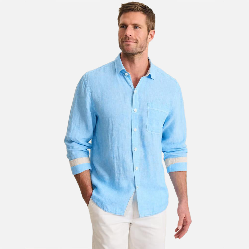 Paradise Breezer Linen Long-Sleeve Shirt - Men