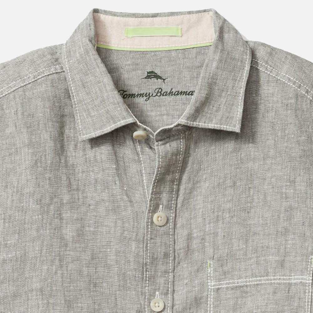Paradise Breezer Linen Long-Sleeve Shirt - Men