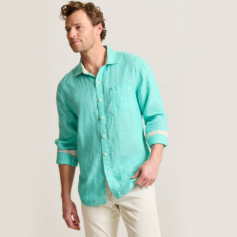 Paradise Breezer Linen Long-Sleeve Shirt - Men